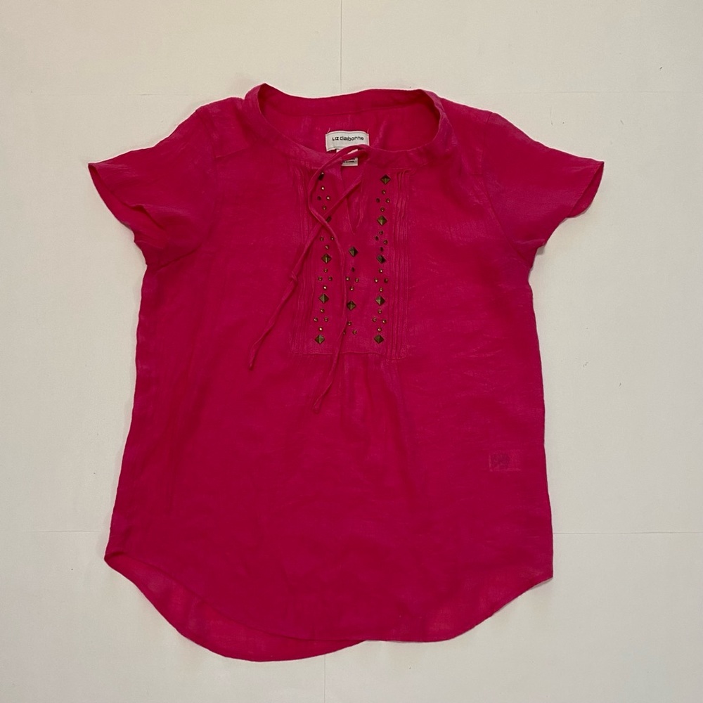 ⭐️ Liz Claiborne top! Pink size small